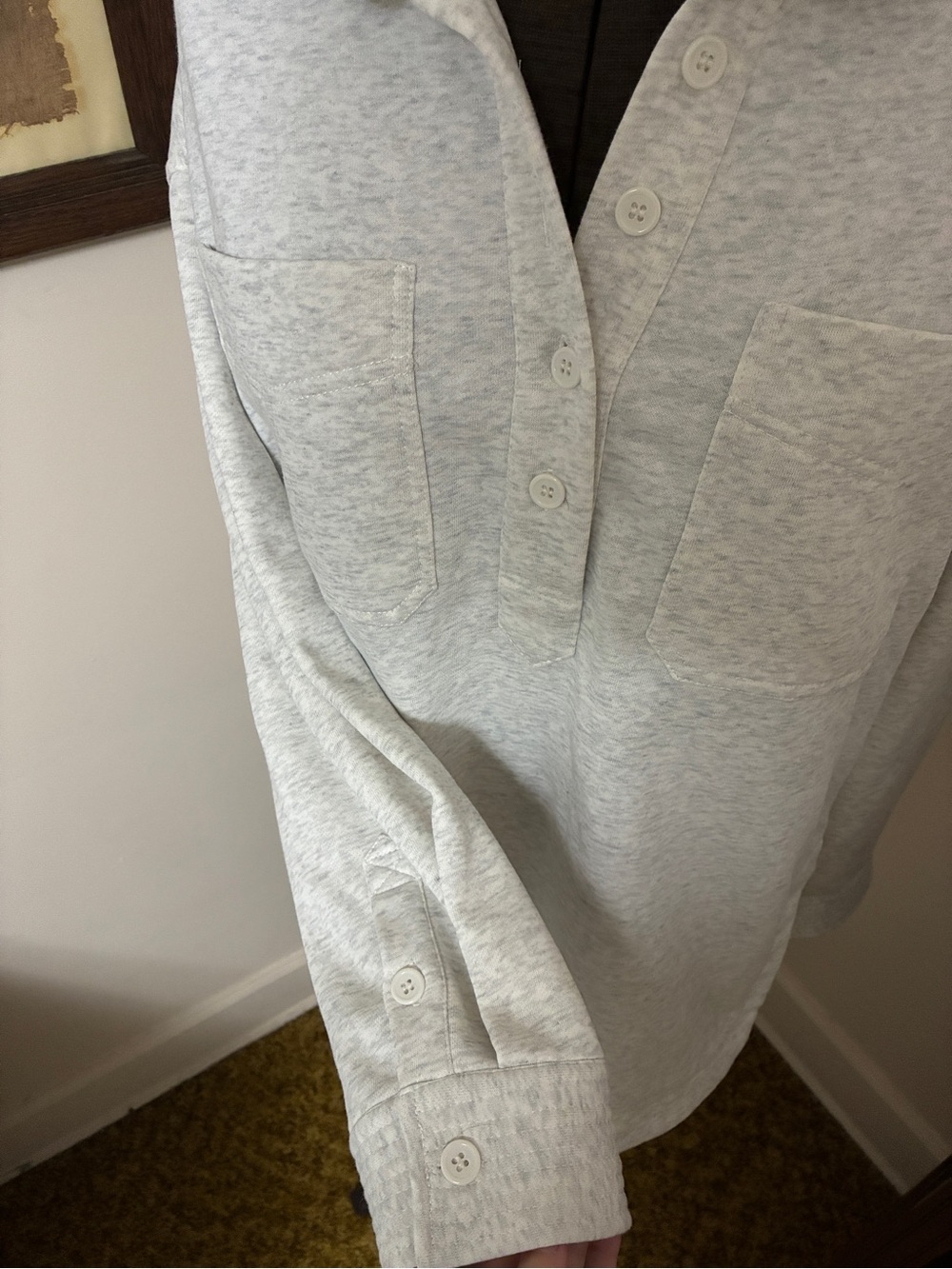 Vintage Pullover Collared Sweatshirt - Picture 5 of 11